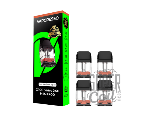 Vaporesso XROS Corex 3.0 Top Fill 0.8 Ohm /0.6Ohm (mesh) 3ml - Vaporesso XROS Corex 3.0 Top Fill 0.8 Ohm /0.6Ohm (mesh) 3ml -
